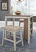 Skempton Counter Height Dining Table and Bar Stools (Set of 3) - Jax Mattress (Jacksonville, FL)