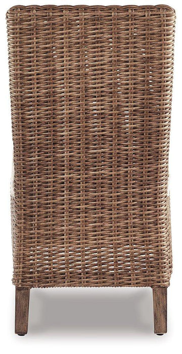 Beachcroft Outdoor Side Chair with Cushion (Set of 2) - Jax Mattress (Jacksonville, FL)