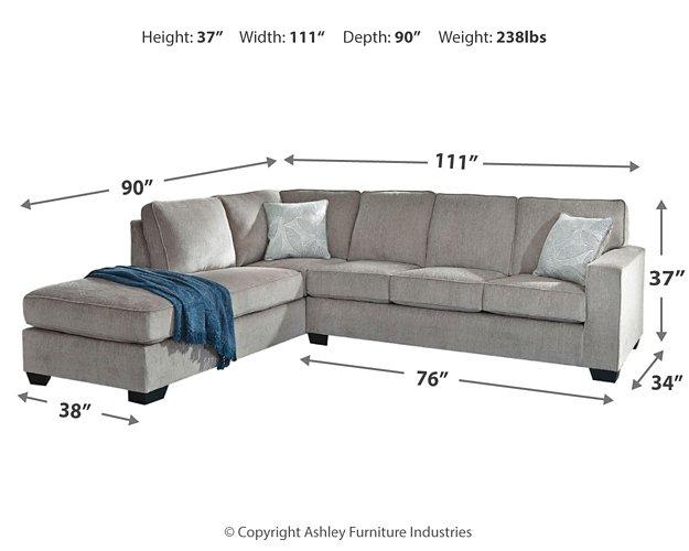 Altari 2-Piece Sectional with Chaise HOT BUY Online - Jax Mattress (Jacksonville, FL)