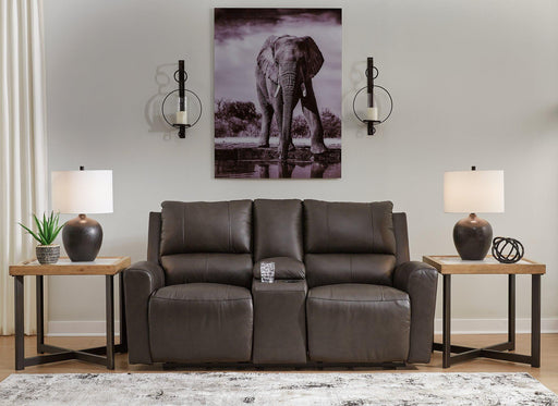 Boxmere Power Reclining Loveseat with Console - Jax Mattress (Jacksonville, FL)