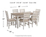 Skempton Dining Table and Chairs (Set of 7) - Jax Mattress (Jacksonville, FL)