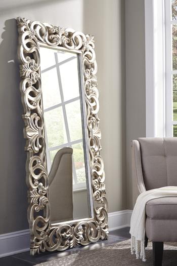 Lucia Floor Mirror - Jax Mattress (Jacksonville, FL)