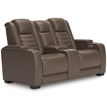High Impact Power Reclining Loveseat with Console - Jax Mattress (Jacksonville, FL)