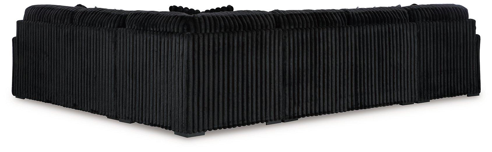 Midnight-Madness Sectional with Chaise Discounted - Jax Mattress (Jacksonville, FL)