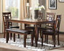 Bennox Dining Table and Chairs with Bench (Set of 6) - Jax Mattress (Jacksonville, FL)