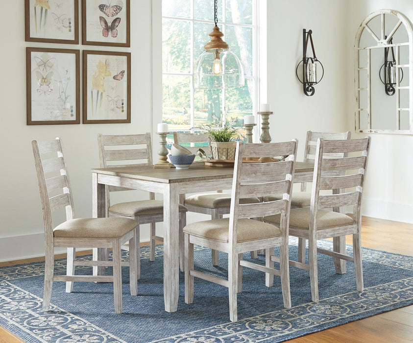Skempton Dining Table and Chairs (Set of 7) - Jax Mattress (Jacksonville, FL)