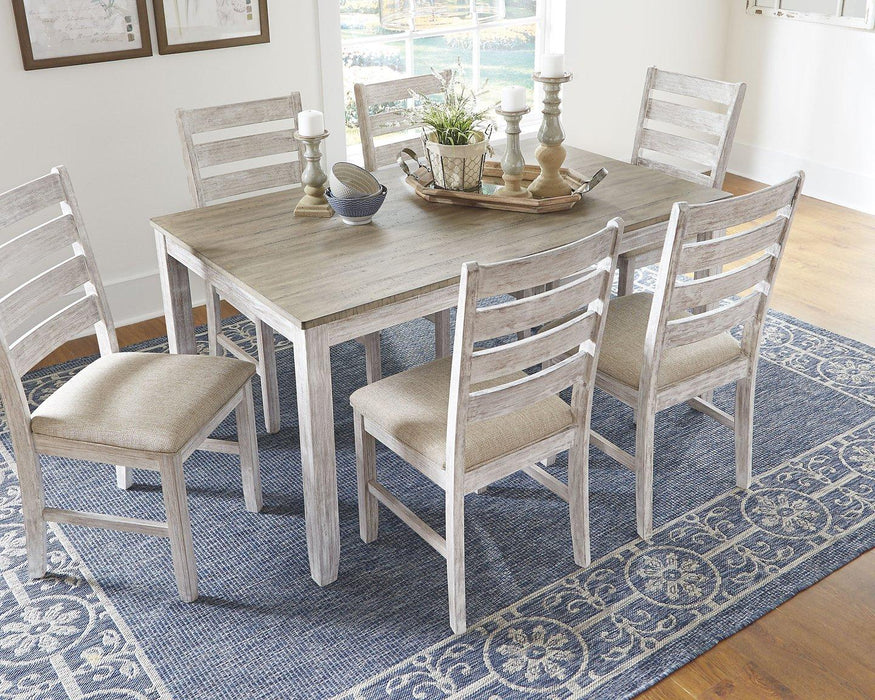 Skempton Dining Table and Chairs (Set of 7) - Jax Mattress (Jacksonville, FL)