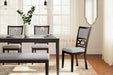Langwest Dining Table and 4 Chairs and Bench (Set of 6) - Jax Mattress (Jacksonville, FL)