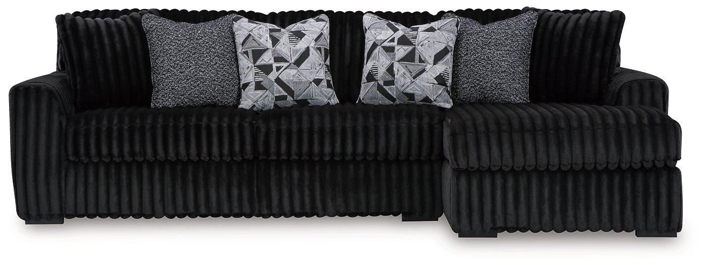 Midnight-Madness Sectional Sofa with Chaise Discounted - Jax Mattress (Jacksonville, FL)