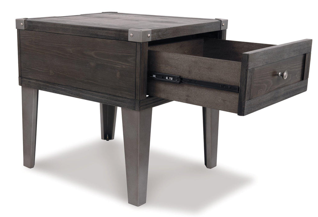 Todoe End Table with USB Ports & Outlets - Jax Mattress (Jacksonville, FL)