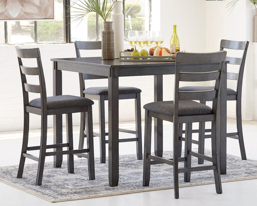 Bridson Counter Height Dining Table and Bar Stools (Set of 5) - Jax Mattress (Jacksonville, FL)
