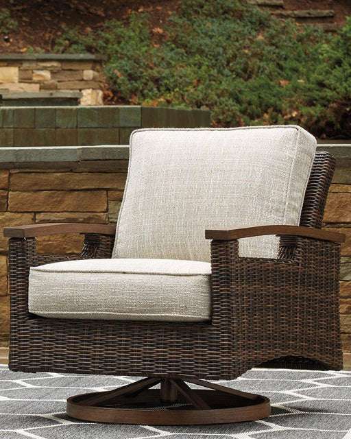 Paradise Trail Swivel Lounge Chair (Set of 2) - Jax Mattress (Jacksonville, FL)
