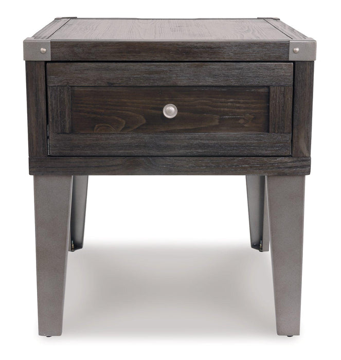 Todoe End Table with USB Ports & Outlets - Jax Mattress (Jacksonville, FL)