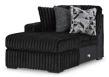 Midnight-Madness Sectional with Chaise Discounted - Jax Mattress (Jacksonville, FL)