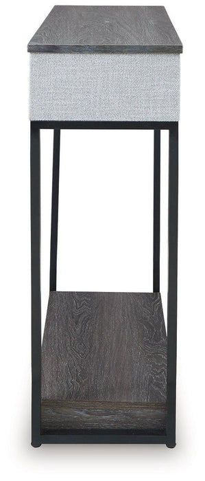 Sethlen Console Sofa Table with Speaker - Jax Mattress (Jacksonville, FL)