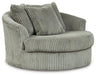 Lindyn Oversized Swivel Accent Chair Discounted - Jax Mattress (Jacksonville, FL)