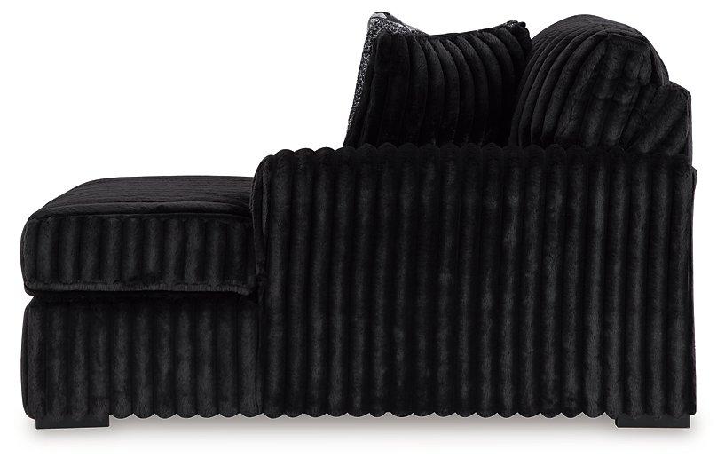 Midnight-Madness Sectional with Chaise Discounted - Jax Mattress (Jacksonville, FL)
