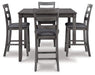 Bridson Counter Height Dining Table and Bar Stools (Set of 5) - Jax Mattress (Jacksonville, FL)