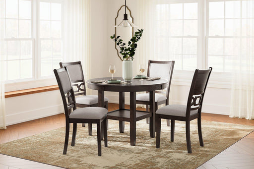 Langwest Dining Table and 4 Chairs (Set of 5) - Jax Mattress (Jacksonville, FL)