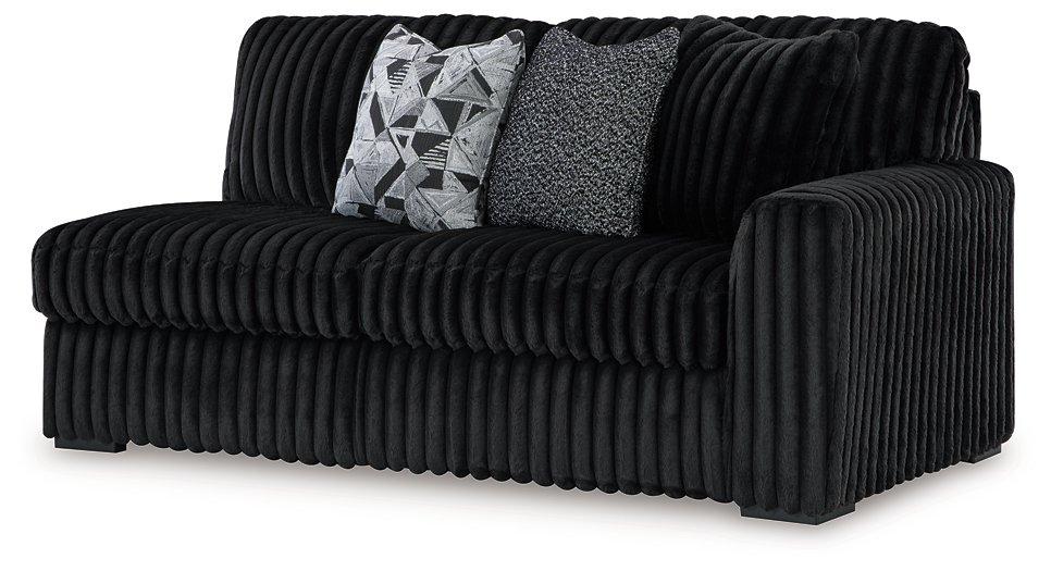 Midnight-Madness Sectional with Chaise Discounted - Jax Mattress (Jacksonville, FL)
