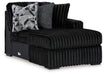 Midnight-Madness Sectional with Chaise Discounted - Jax Mattress (Jacksonville, FL)