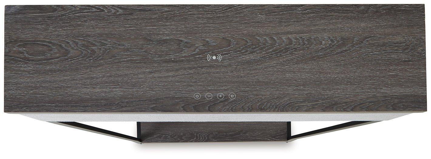 Sethlen Console Sofa Table with Speaker - Jax Mattress (Jacksonville, FL)