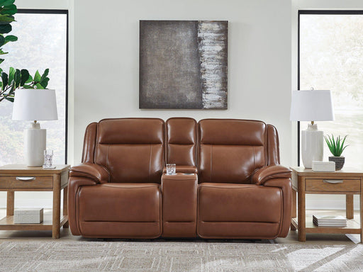 Healy Pier Power Reclining Loveseat with Console - Jax Mattress (Jacksonville, FL)