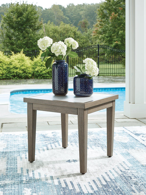 Rainier Ranch Outdoor End Table - Jax Mattress (Jacksonville, FL)