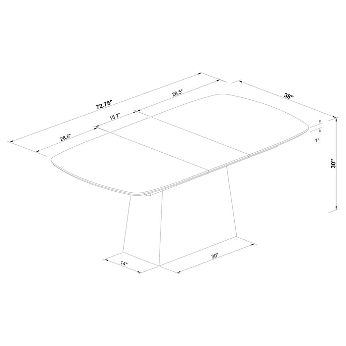 Potero Dining Tables - Jax Mattress (Jacksonville, FL)