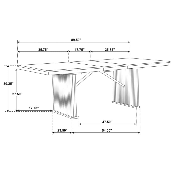 Adina Dining Tables - Jax Mattress (Jacksonville, FL)