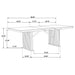 Adina Dining Tables - Jax Mattress (Jacksonville, FL)