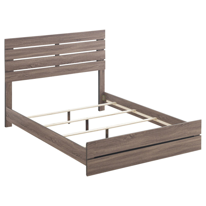 Brantford Eastern King & Queen Panel Bed Barrel Oak