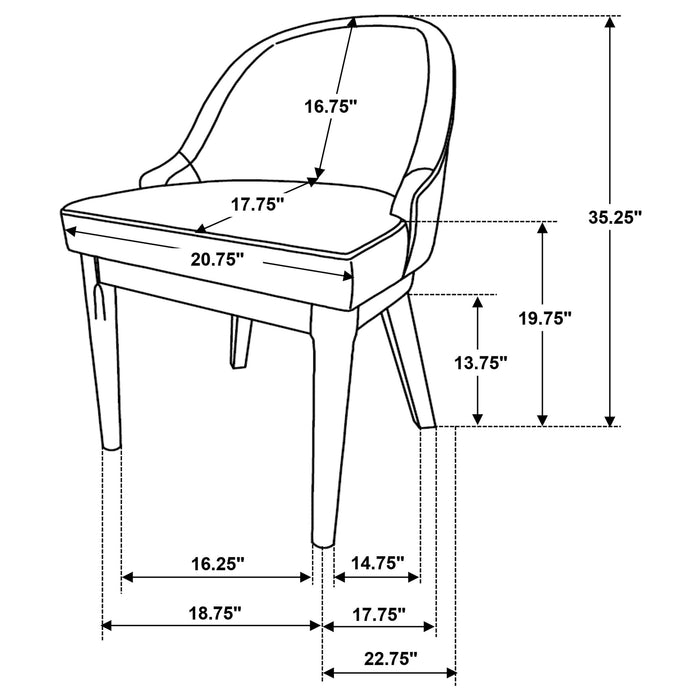 Reseda Side Chairs - Jax Mattress (Jacksonville, FL)