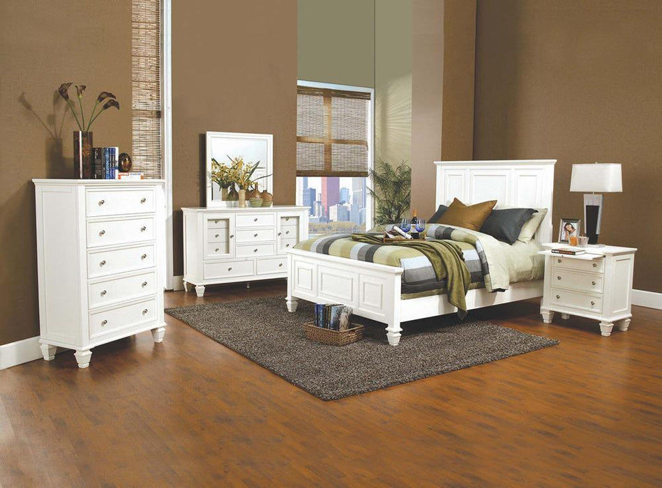 Sandy Beach 5-drawer Rectangular Chest Cream White - Jax Mattress (Jacksonville, FL)
