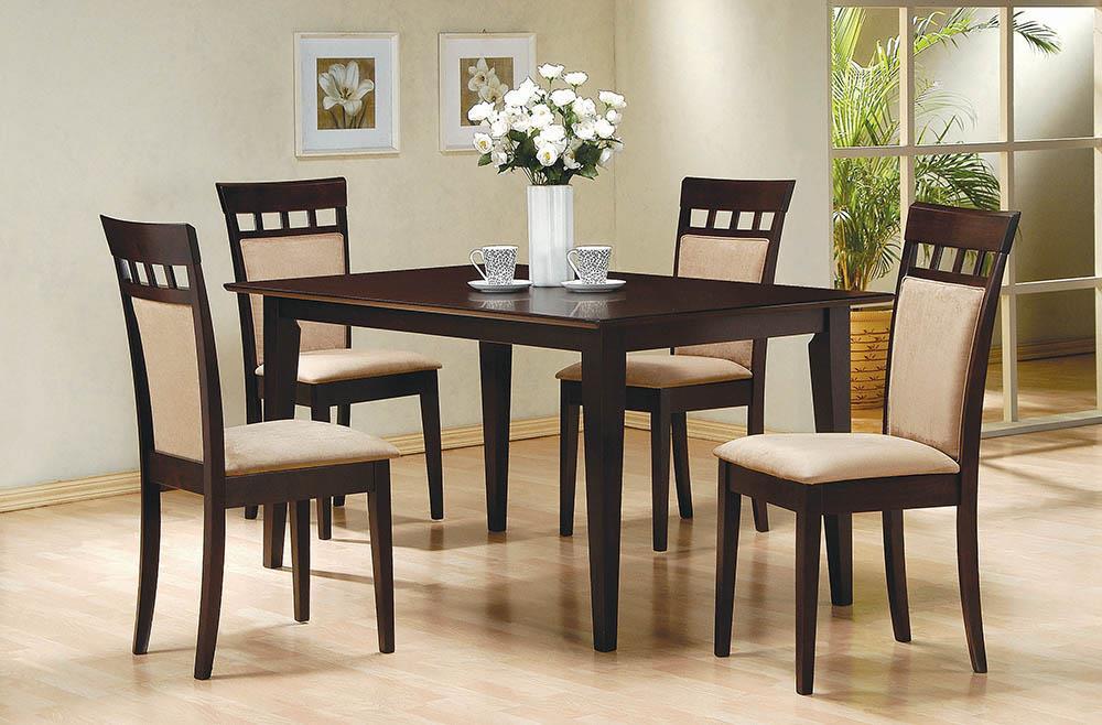Gabriel Rectangular Dining Table Cappuccino - Jax Mattress (Jacksonville, FL)