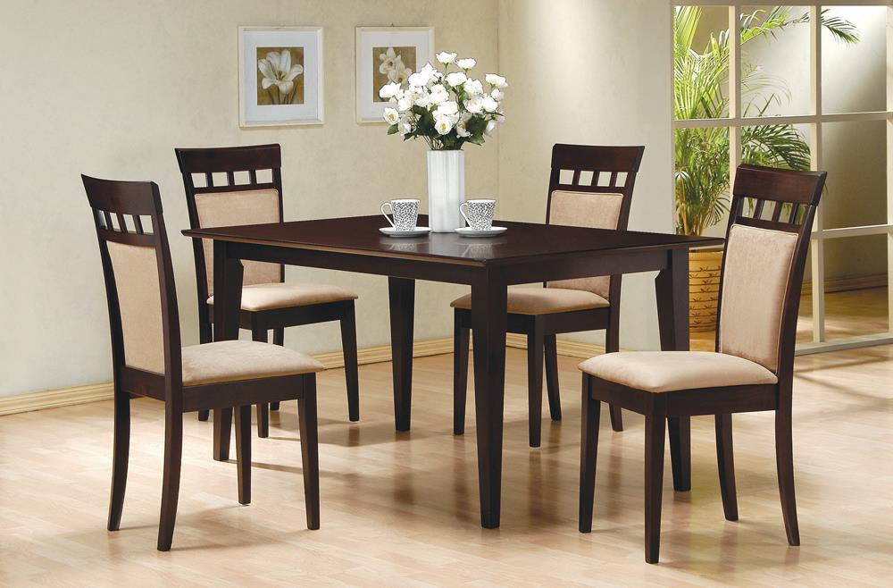 Gabriel Rectangular Dining Table Cappuccino - Jax Mattress (Jacksonville, FL)