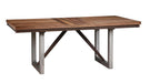 Spring Creek Dining Table with Extension Leaf Natural Walnut - Jax Mattress (Jacksonville, FL)