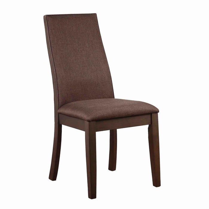 Spring Creek Upholstered Side Chairs Rich Cocoa Brown (Set of 2) - Jax Mattress (Jacksonville, FL)
