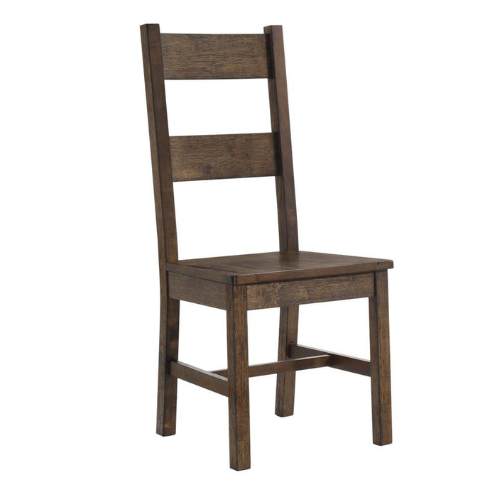 Coleman Dining Side Chairs Rustic Golden Brown (Set of 2) - Jax Mattress (Jacksonville, FL)