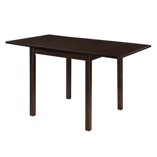 Kelso Rectangular Dining Table with Drop Leaf Cappuccino - Jax Mattress (Jacksonville, FL)