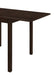 Kelso Rectangular Dining Table with Drop Leaf Cappuccino - Jax Mattress (Jacksonville, FL)