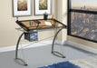 Melo 3-Drawer Drafting Desk Champagne - Jax Mattress (Jacksonville, FL)