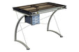 Melo 3-Drawer Drafting Desk Champagne - Jax Mattress (Jacksonville, FL)