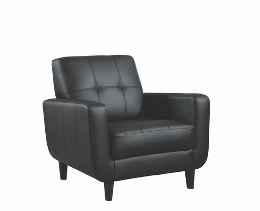 Aaron Padded Seat Accent Chair Black - Jax Mattress (Jacksonville, FL)