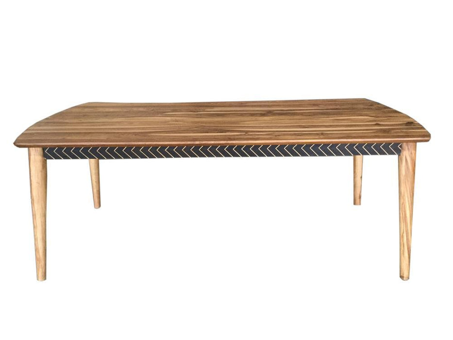 Partridge Wooden Dining Table Natural Sheesham - Jax Mattress (Jacksonville, FL)
