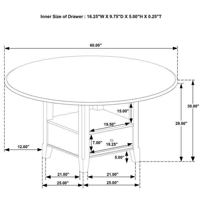 Twyla Dining Tables - Jax Mattress (Jacksonville, FL)