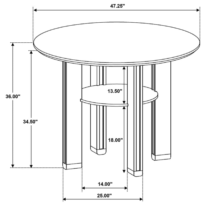 Ottowa Counter Height Dining Tables - Jax Mattress (Jacksonville, FL)