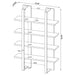 Danbrook Bookshelf - Jax Mattress (Jacksonville, FL)
