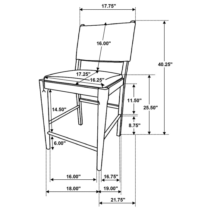 Ottowa 5 Pc Counter Height Dining Sets - Jax Mattress (Jacksonville, FL)