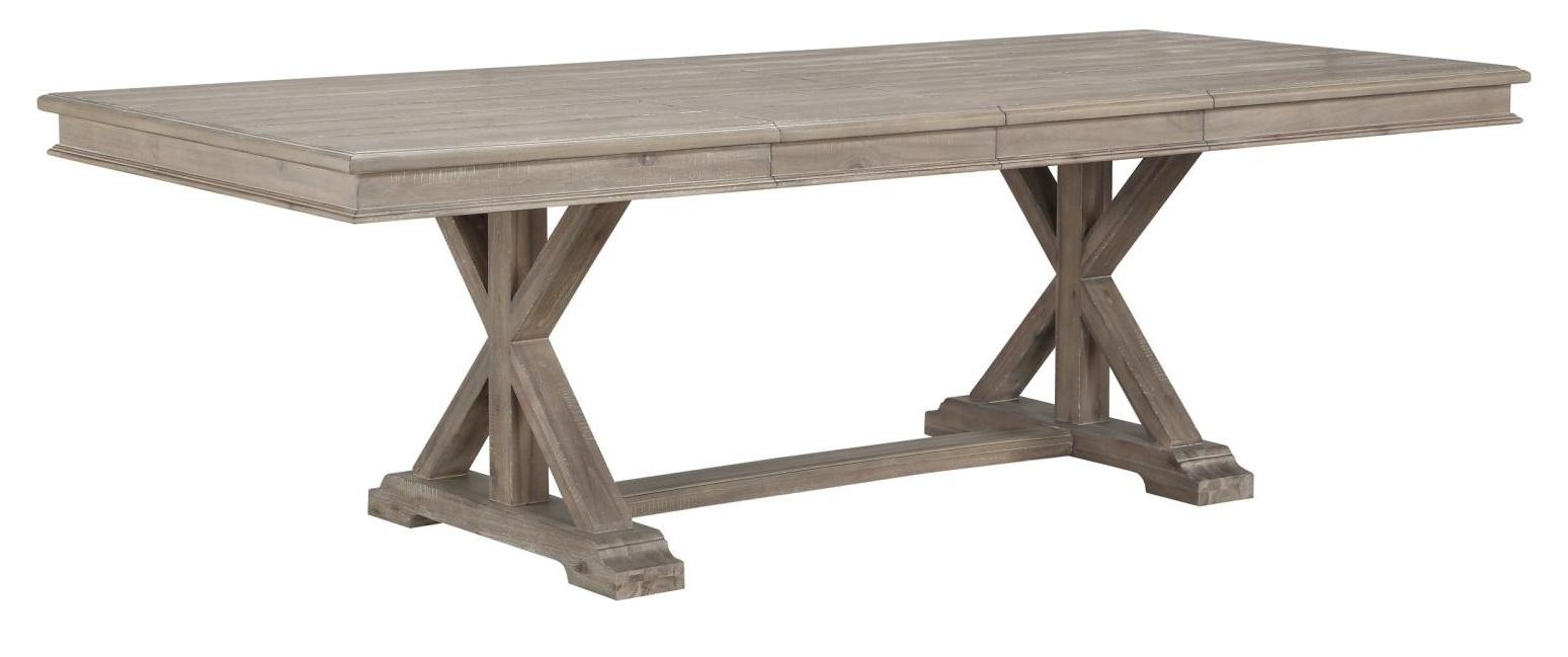 Cardano Dining Table in Light Brown 1689BR-96* - Jax Mattress (Jacksonville, FL)